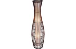 Collection Sirit Rattan Floor Lamp - Dark Brown.